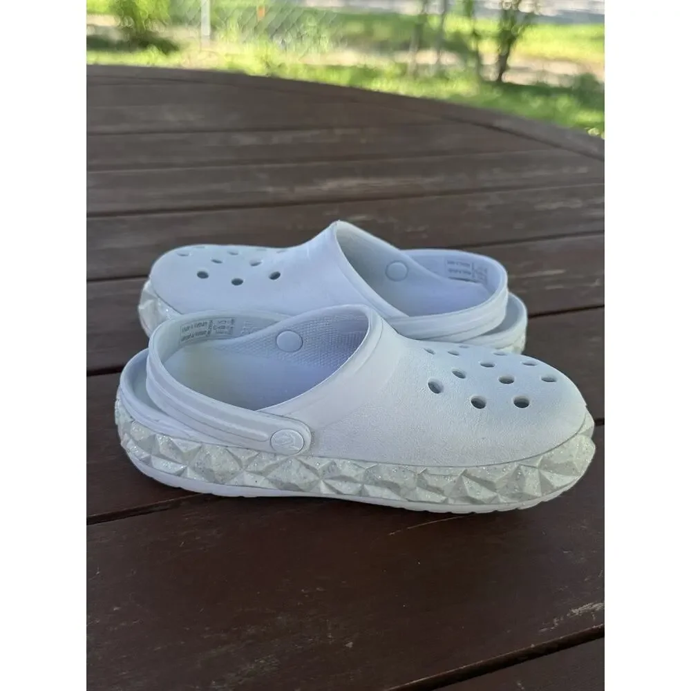 Crocs Crocband Clogs Kids Sky Blue Slip-On Lightweight Comfort Strap Casual C11